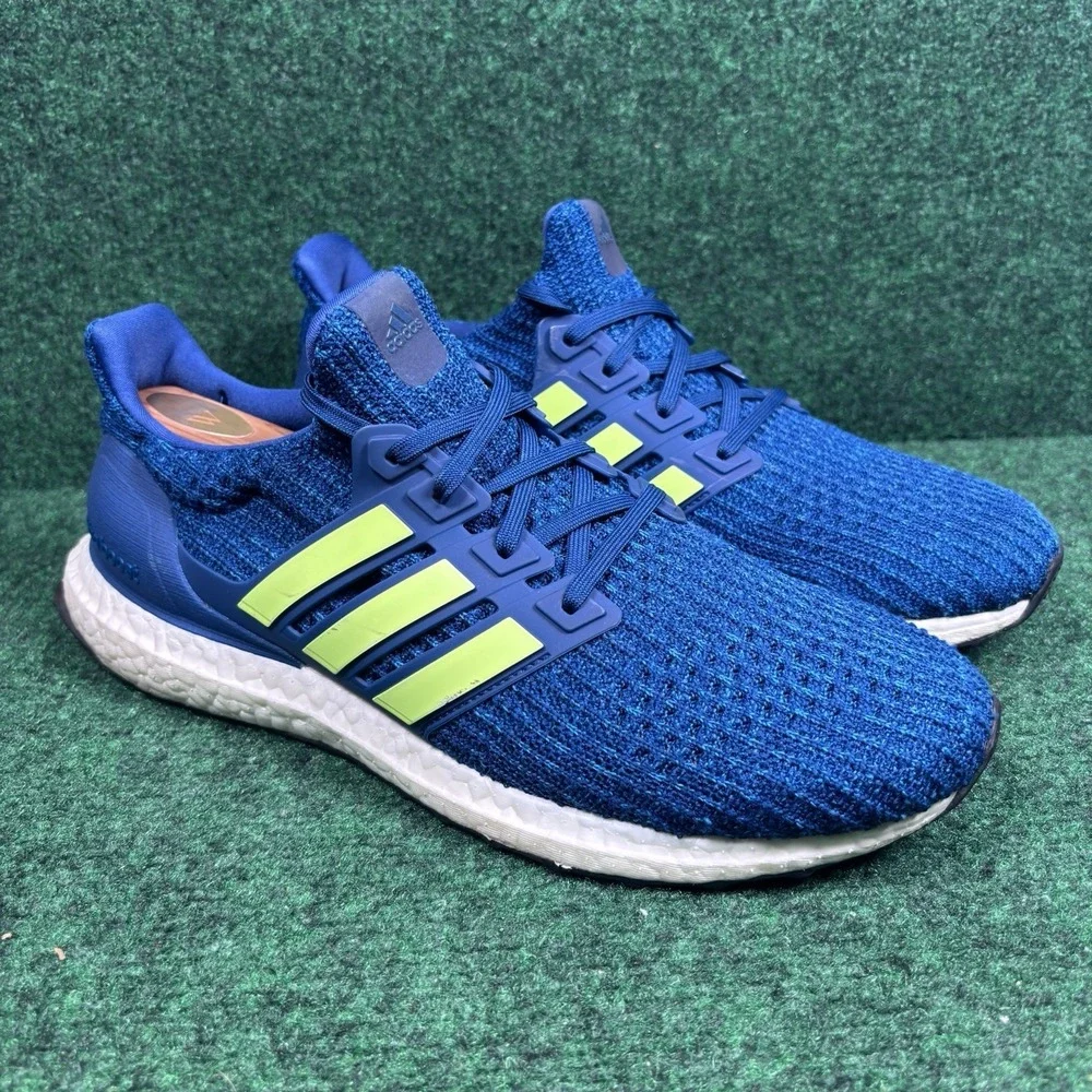 Adidas Ultraboost 4.0 Legend Marine Sneakers Mens Size 9.5 Multi Lace Up F35234